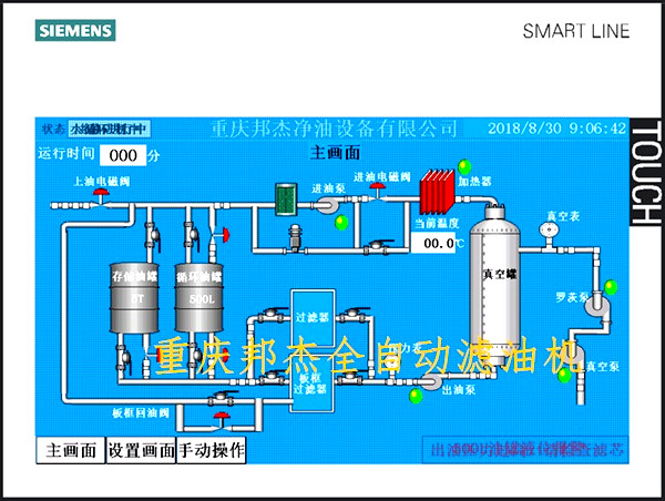 PLC全自動雙級真空濾油機(jī)